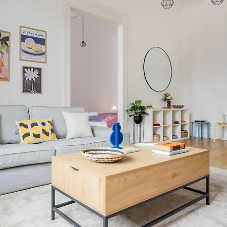 公寓 Pastel Dream 3br Gem Artful Spacious 布达佩斯